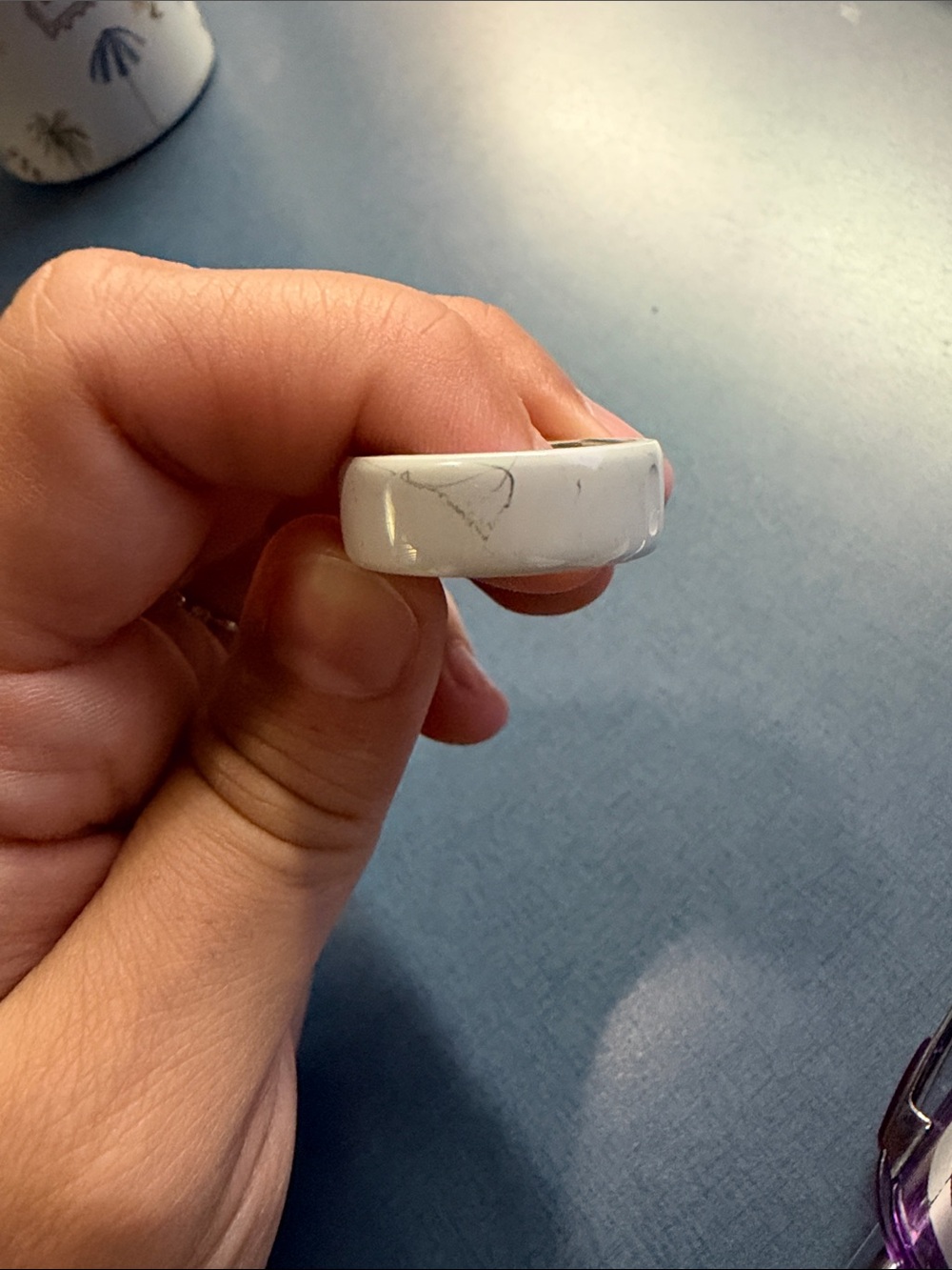 CERAMIC WHITE OURA RING SIZE 7 GEN 4 - Picture 3 of 4